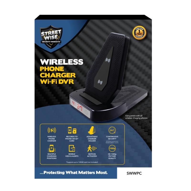 Streetwise Wireless Phone Charger Wi-Fi DVR Power Bank - Tophatter Daily Deals
